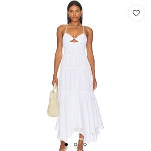 SNDYS Tahlia Dress in White from Revolve